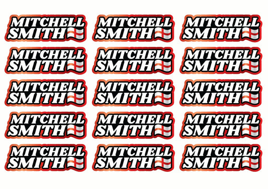 Wavey Race Name Stickers For 1/5th scale Radio Controlled Vehicle A4,A5 Available