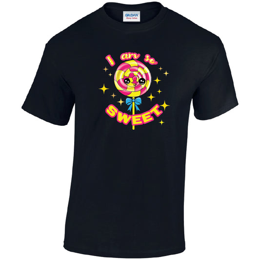 I Am So Sweet Cotton T-Shirt Available in Black Grey and White TM25CL17