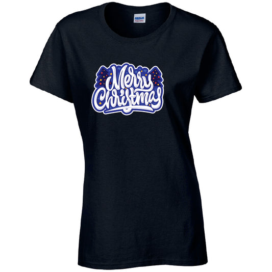 Merry Christmas T-Shirt Available in Black Grey and White TF25CL19