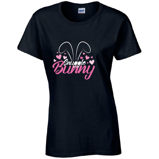 Snuggle Bunny T-Shirt Available in Black Grey and White TF25CL21