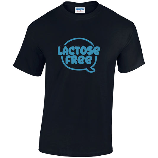 Lactose Free Cotton T-Shirt Available in Black Grey and White TM25CL25