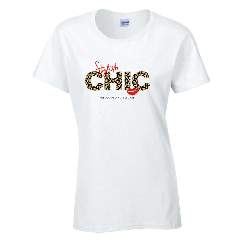 Stylish Chic T-Shirt Available in Black Grey and White TF25CL35