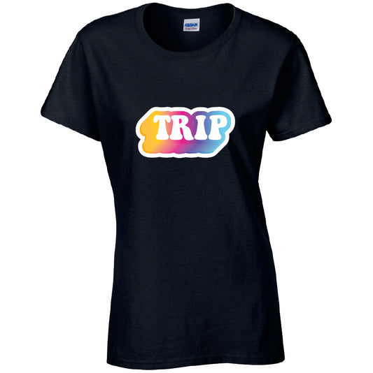 Trip Cotton T-Shirt Available in Black Grey and White TM25CL38