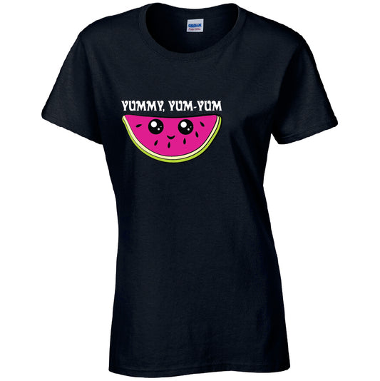 Yummy Yum-Yum T-Shirt Available in Black Grey and White TF25CL41