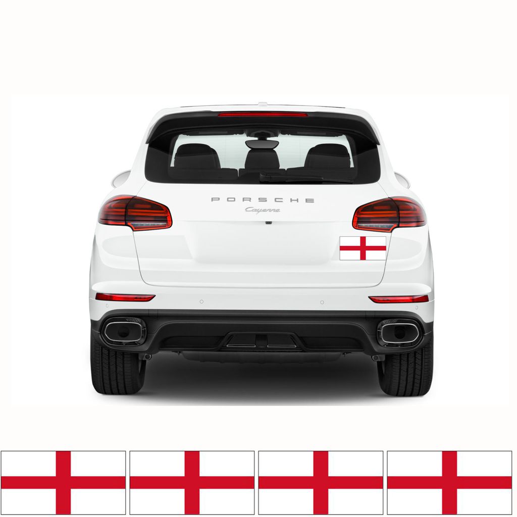 FLAG01C England Flags Stickers 4x150mm x 90mm