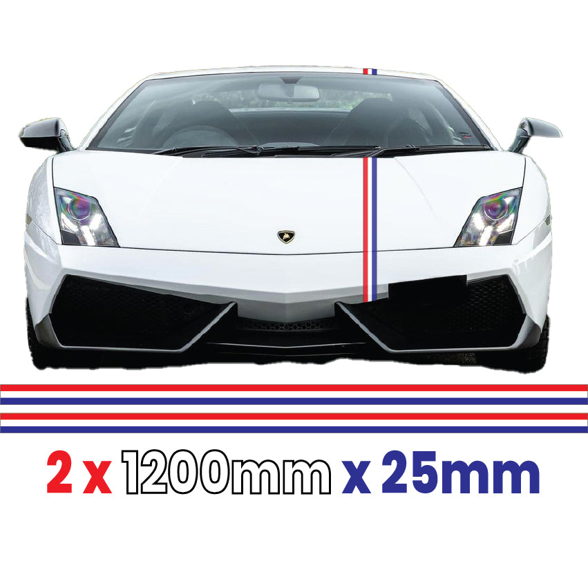 FRPIN25 French Pin Stripes 1200mm X 25mm for Porsche