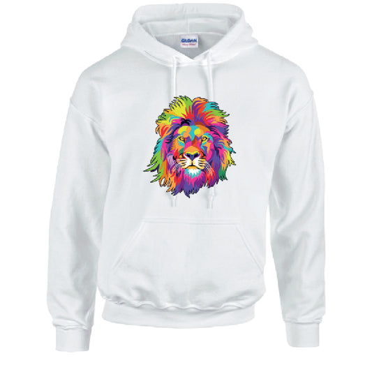 Lion Animal Unisex Cotton Hoodie 5 sizes 3 Colours Available Printed HD18