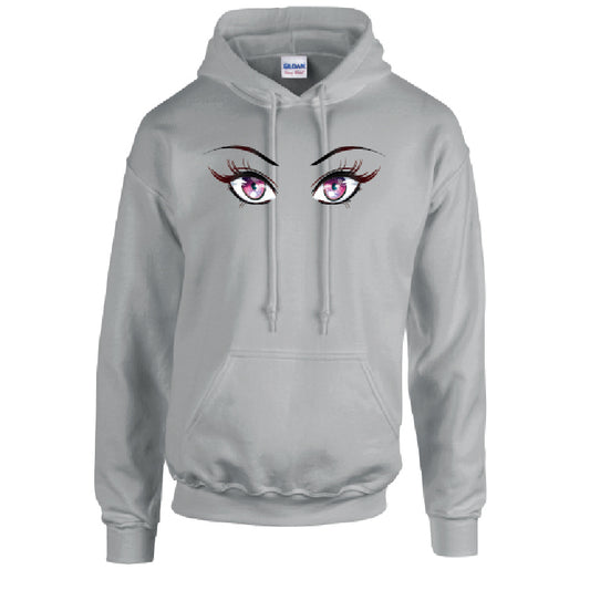 Pink Eyes Unisex Cotton Hoodie 5 sizes 3 Colours Available Printed HD27