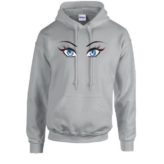 Blue Eyes Unisex Cotton Hoodie 5 Sizes 3 Colours Available Printed HD30