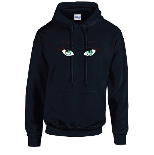 Green Eyes Unisex Cotton Hoodie 5 Sizes 3 Colours Available Printed HD32