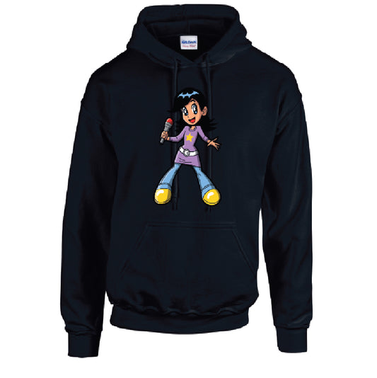 HD38 Singer Unisex Cotton Hoodie 5 sizes 3 Colours Available Latex printed