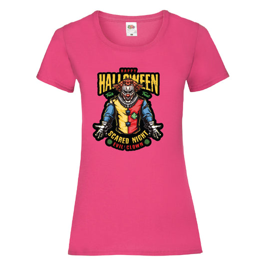 Happy Halloween Scared Night T-Shirt Available in 7 Colours HWCL27