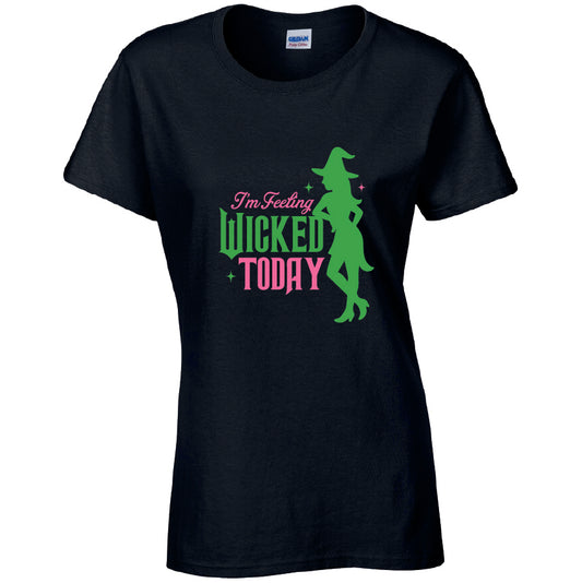 Im Feeling Wicked Today Halloween T-Shirt Available in 7 Colours HWCL29