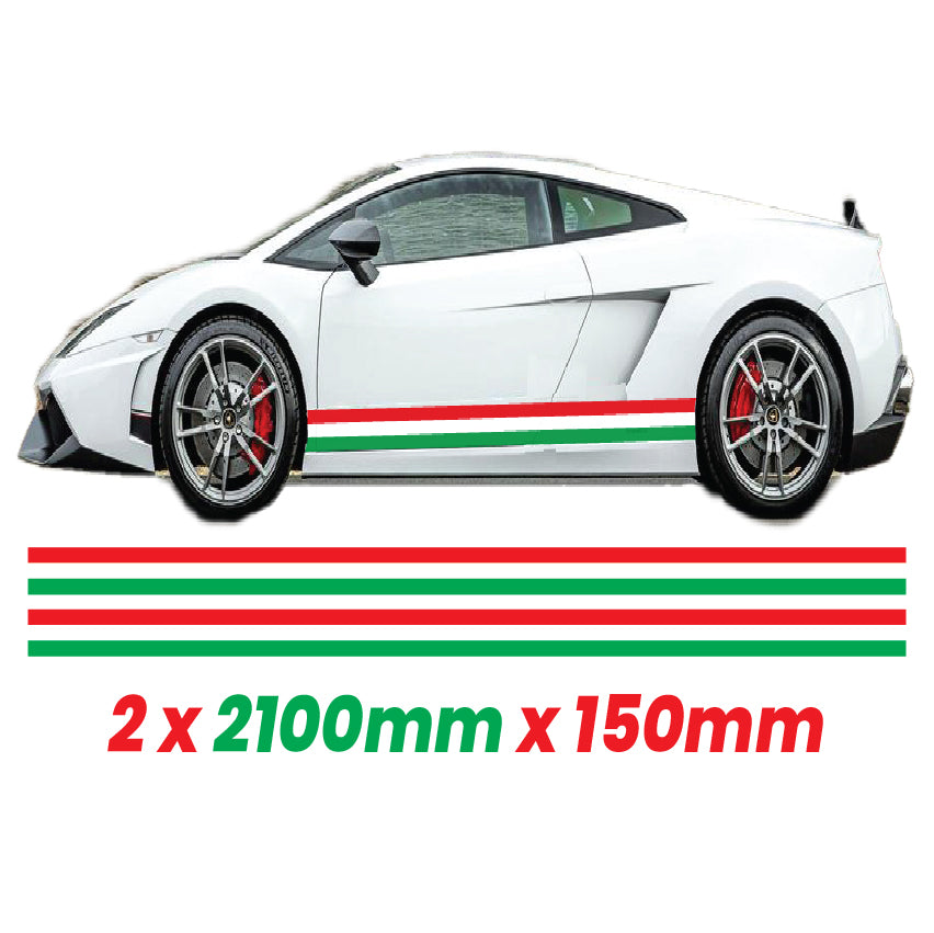 IT2.1/150x2 Italian Side Stripe 2100mm x 150mm for Porsche