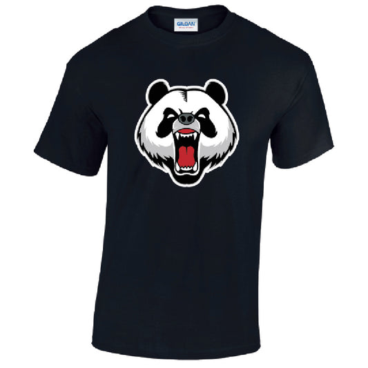 Angry Panda Heart Mens Cotton T-Shirt 5 sizes 3 Colours Available Printed T02