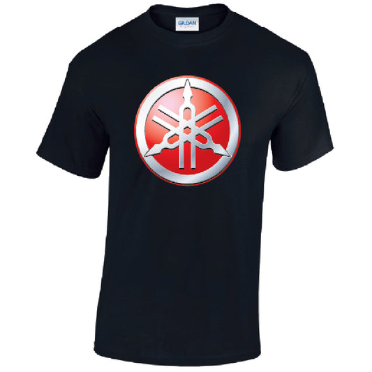 Yamaha Mens Cotton T-Shirt 85sizes 3 Colours Available Printed MT12