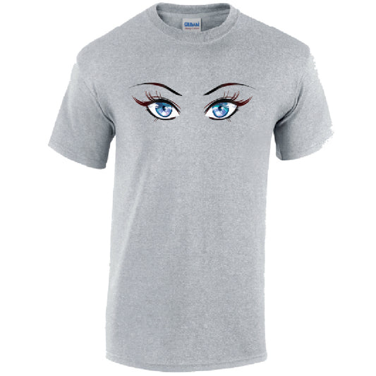 Blue Eyes Mens Cotton T-Shirt 5 sizes 3 Colours Available Printed MT30