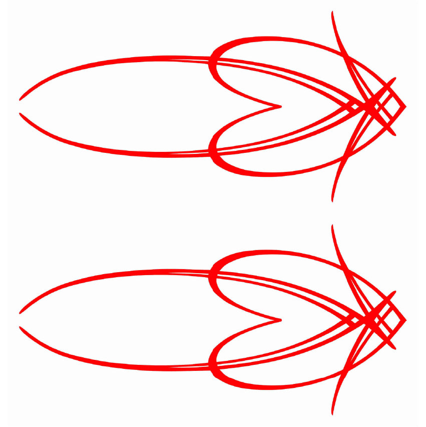 NEO00545-NEO00550 Pinstripe Design 1 Car Bike Van Truck Boat Vinyl Graphic Sticker Decal Various Designs Available