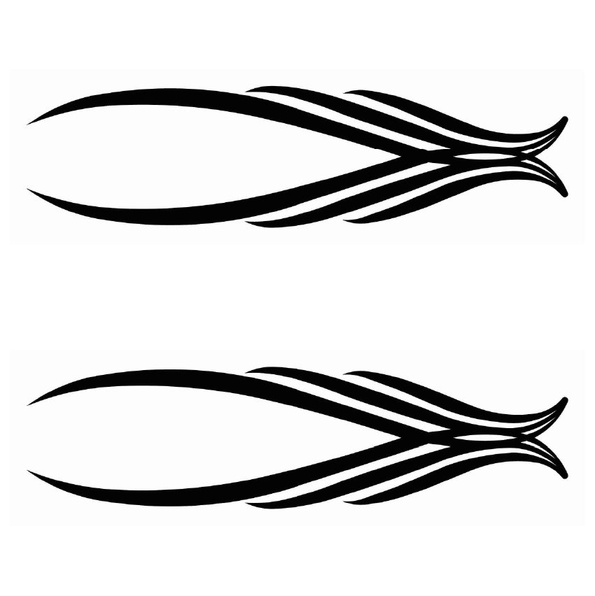 NEO00545-NEO00550 Pinstripe Design 1 Car Bike Van Truck Boat Vinyl Graphic Sticker Decal Various Designs Available