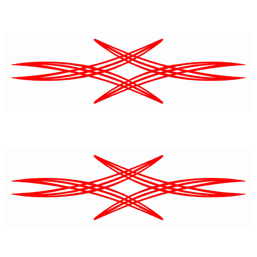 NEO00545-NEO00550 Pinstripe Design 1 Car Bike Van Truck Boat Vinyl Graphic Sticker Decal Various Designs Available
