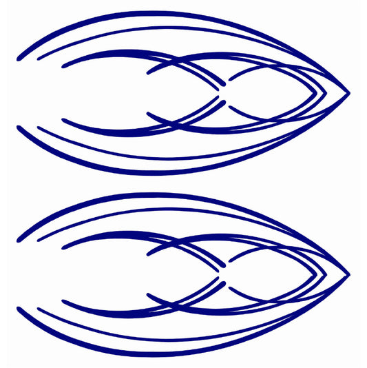 NEO00551-NEO00560 Pinstripe Design 7 Car Bike Van Truck Boat Vinyl Graphic Sticker Decal Various Designs Available