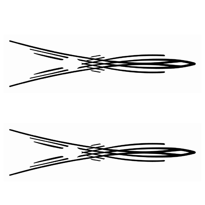 NEO00551-NEO00560 Pinstripe Design 7 Car Bike Van Truck Boat Vinyl Graphic Sticker Decal Various Designs Available