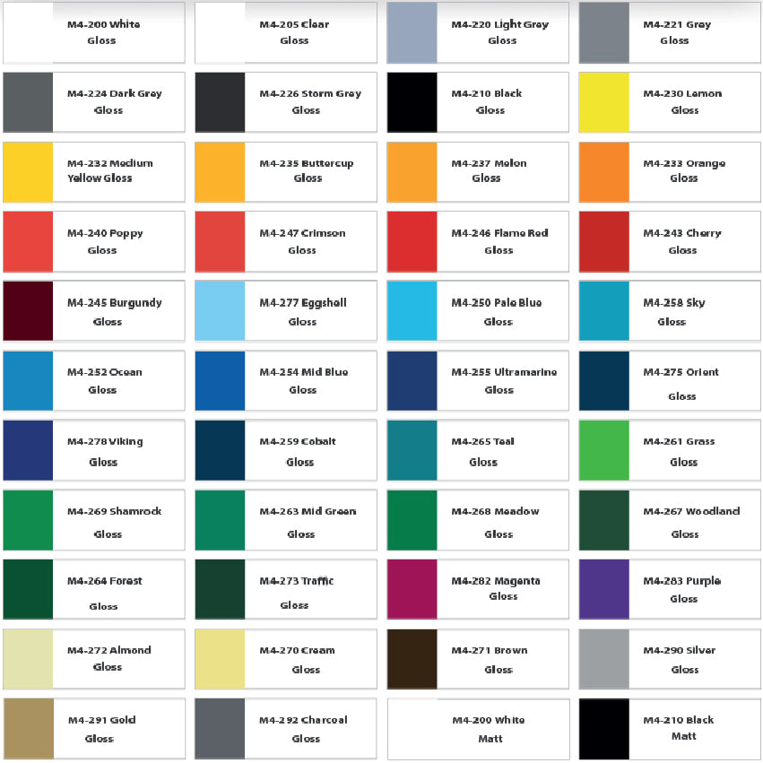 FCBN08 2500mm Outlined boat watercraft names Two Colour