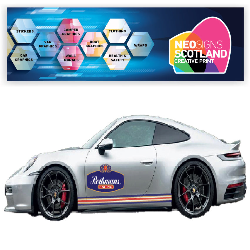 ROTH02 Rothmans Racing Graphics Kit For Porsche