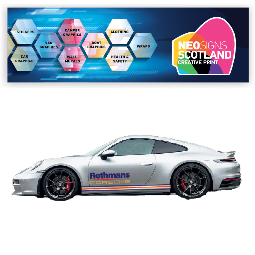 ROTH03 Rothmans Racing Graphics Kit For Porsche