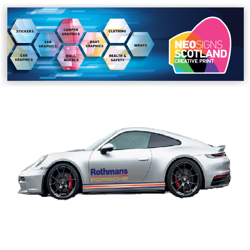 ROTH07 Rothmans Racing Graphics Kit For Porsche