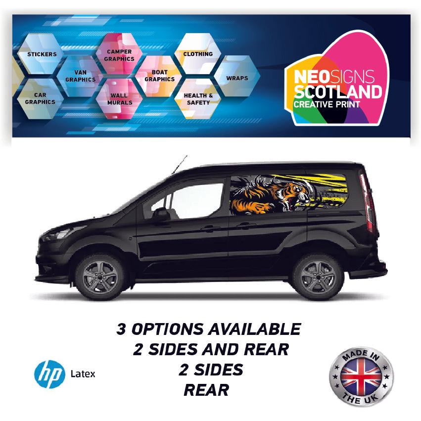 SMFC10 Tiger Small Van Panel Wrap Kit