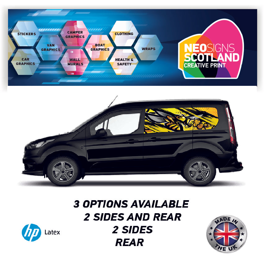 SMFC13 Pattern Small Van Panel Wrap Kit