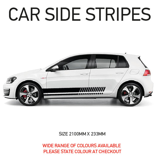 SS01-07 Universal Side Stripe 1 Will Fit Any Car Van Graphics Stickers Decals