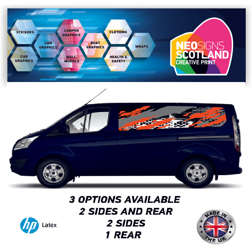 MWBFC16 Colourful Pattern Mwb Van Panel Wrap Kit