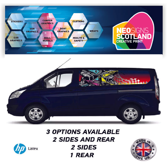 SWBFC08 Skelton Helmet Swb Van Panel Wrap Kit