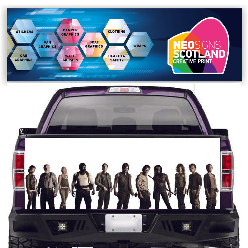 TAIL046 The Walking Dead Tailgate Pick up truck wrap