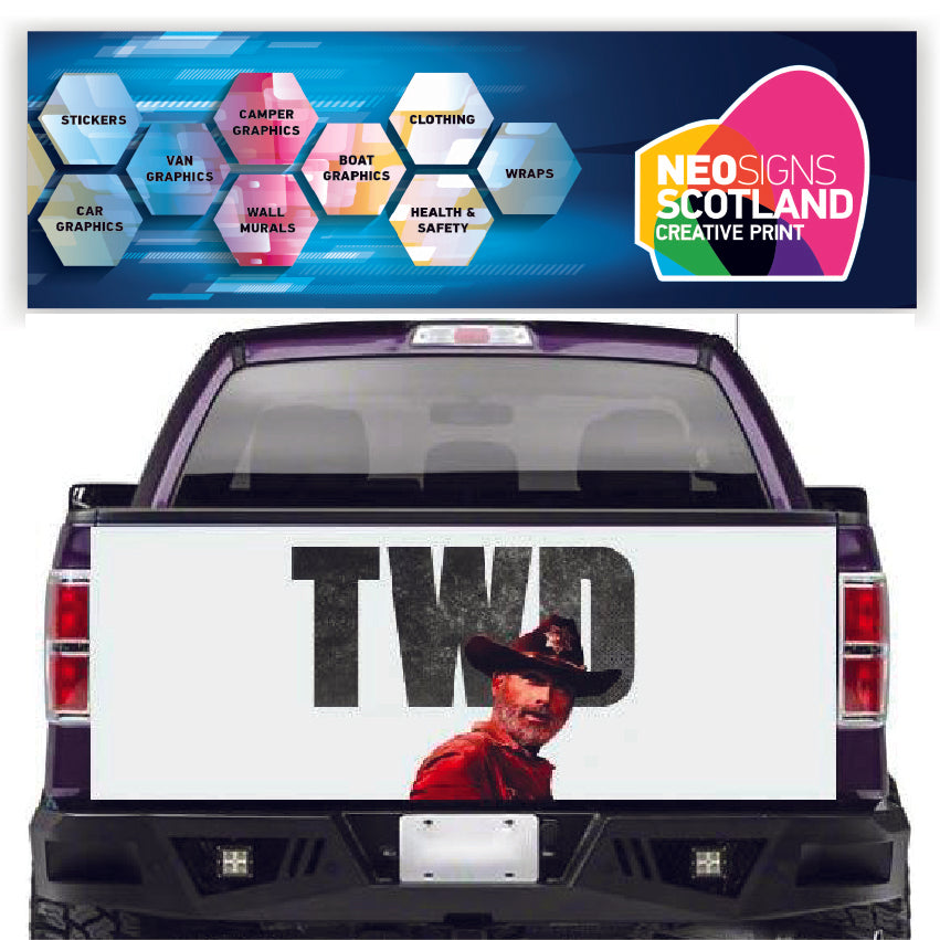 TAIL048 The Walking Dead Tailgate Pick up truck wrap