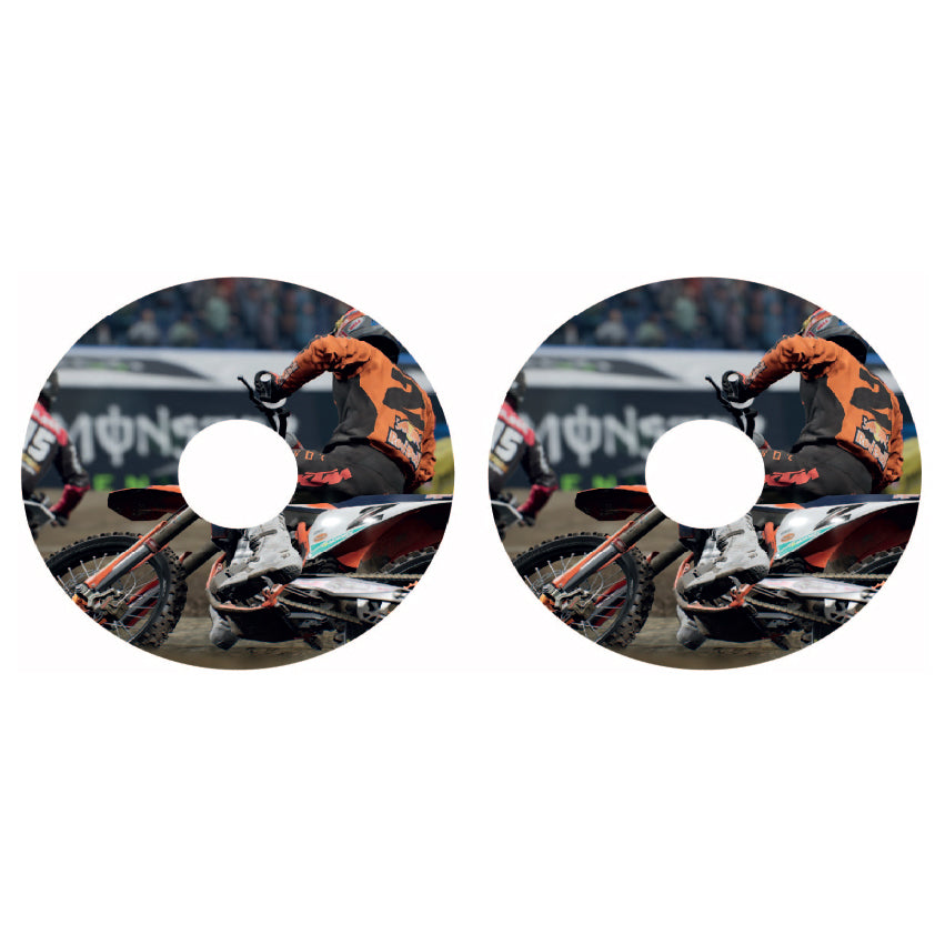 WCGW032 Dirt Bike 20 Inch Wheelchair Spoke Guard Sticker