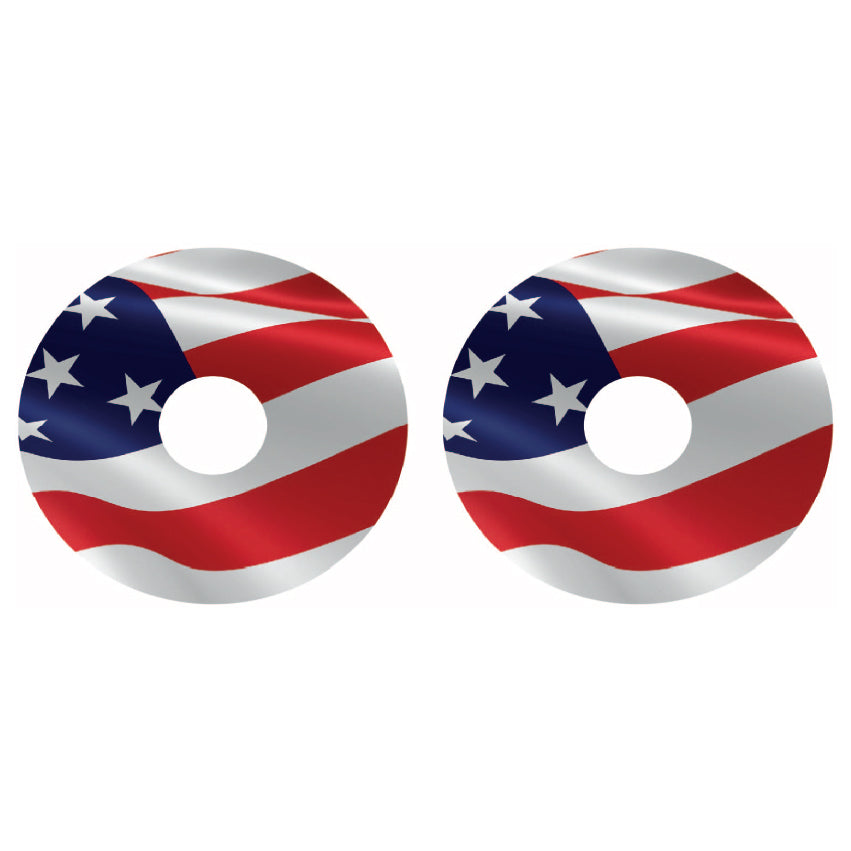 WCGW053 USA Flag 20 Inch Wheelchair Spoke Guard Sticker