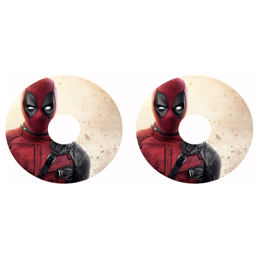 WCGW063 Deadpool 24 Inch Wheelchair Spoke Guard Sticker
