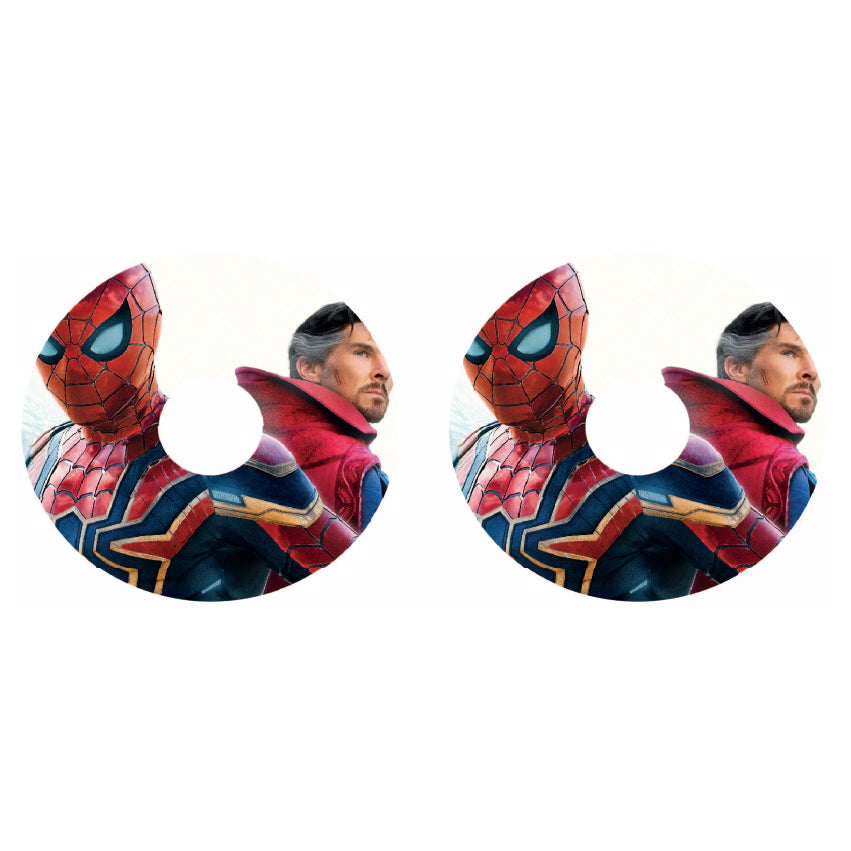 WCGW073 Spiderman 24 Inch Wheelchair Spoke Guard Sticker