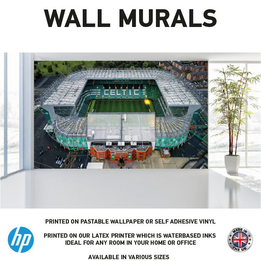 WM0048 Parkhead Football Stadium Wall Murals WallPaper Print Decal sticker