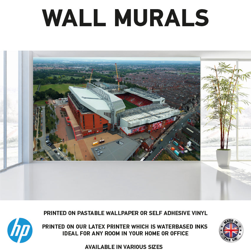 WM0052 Football Stadium Liverpool Wall Murals WallPaper Print Decal sticker