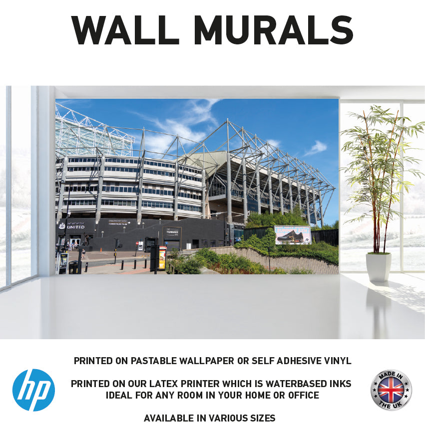 WM0054 Football Stadium Newcastle Wall Murals WallPaper Print Decal sticker