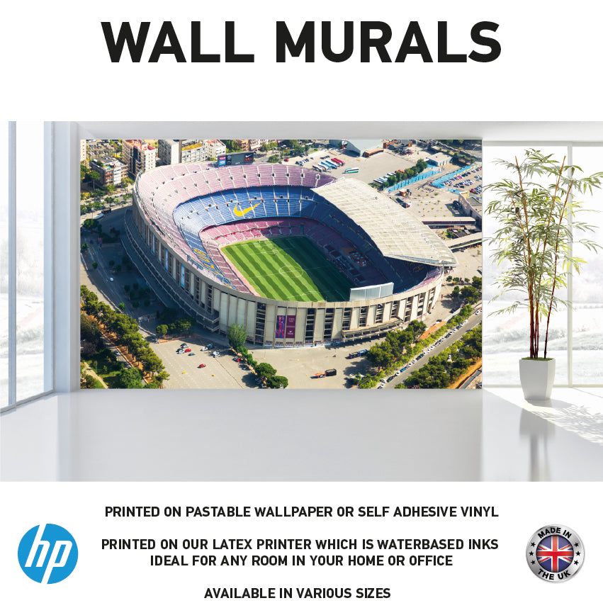 WM0057 Barcelona Camp Stadium World Wall Murals WallPaper Print Decal sticker