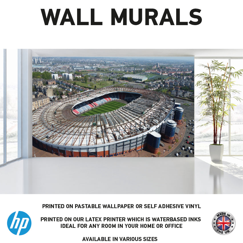 WM0059 Hampden Football Stadium Wall Murals WallPaper Print Decal sticker
