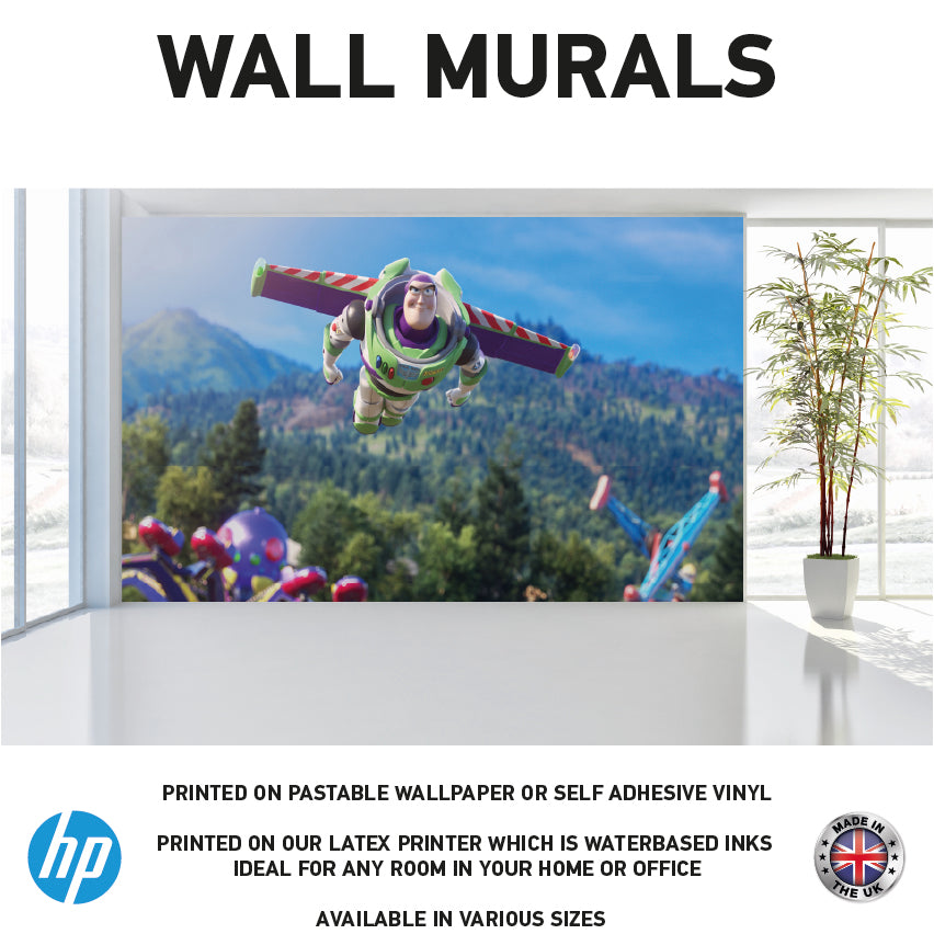 WM0093 Cartoon Film Character Flying Wall Murals WallPaper Print Decal sticker