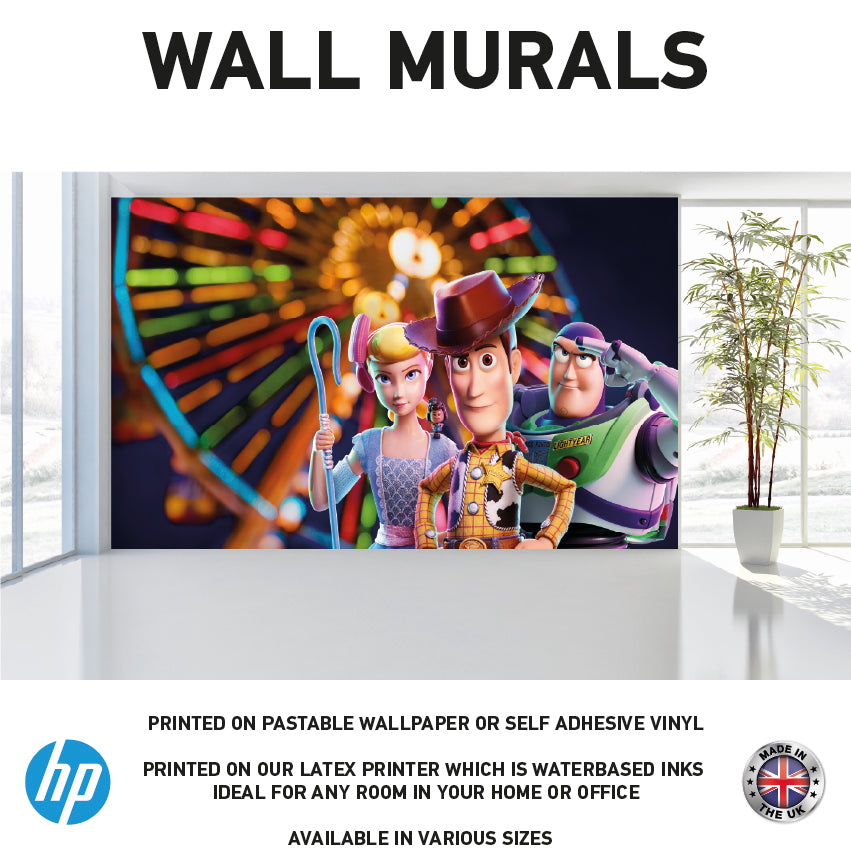 WM0095 Cartoon Toy Characters Story Wall Murals WallPaper Print Decal sticker