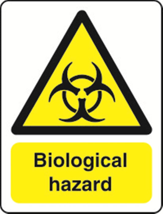 WARN036-236 Warning A3 stickers (2 x 297mm X 420mm) Health And Safety Warning Sticker Latex Printed