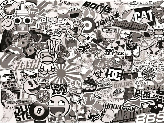 SB11-SB20 sticker bomb sheets for car van motorbike boat phone laptop wall window tablet Various Designs Available